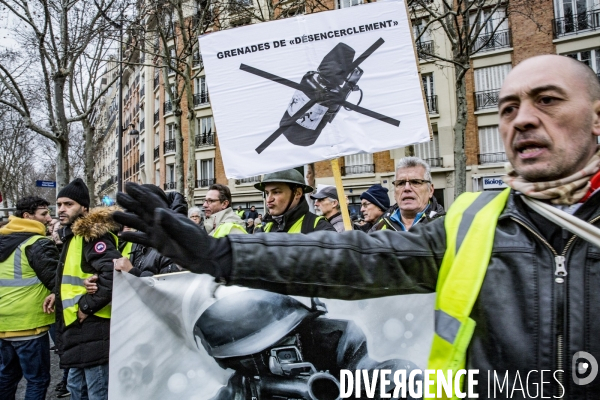 Gilets Jaunes Paris Acte XII - Marche des Blessés