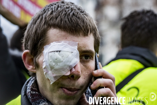 Gilets Jaunes Paris Acte XII - Marche des Blessés