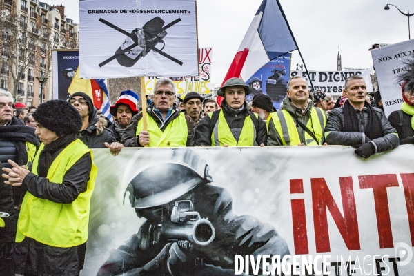 Gilets Jaunes Paris Acte XII - Marche des Blessés