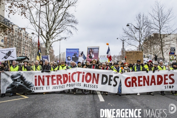 Gilets Jaunes Paris Acte XII - Marche des Blessés
