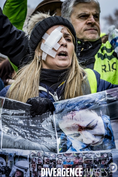 Gilets Jaunes Paris Acte XII - Marche des Blessés