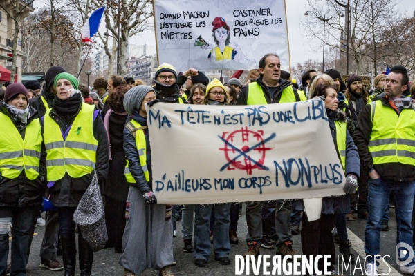 Gilets Jaunes Paris Acte XII - Marche des Blessés