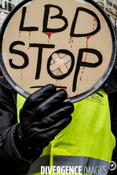 Gilets Jaunes Paris Acte XII - Marche des Blessés