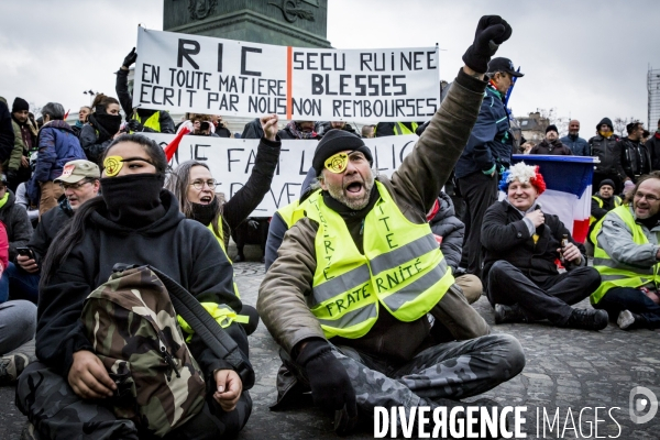 Gilets Jaunes Paris Acte XII - Marche des Blessés