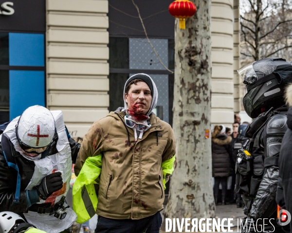 Gilets Jaunes Paris Acte XII - Marche des Blessés