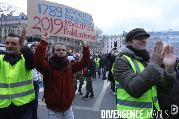 Paris, Acte XII des Gilets jaunes  marche des bléssés 