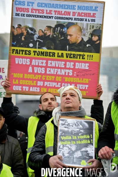 Gilets jaunes Acte XII / Marche blanche pour les blessés