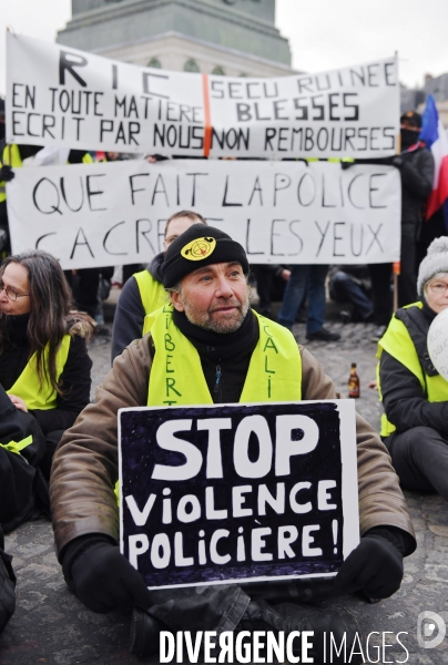 Gilets jaunes Acte XII / Marche blanche pour les blessés