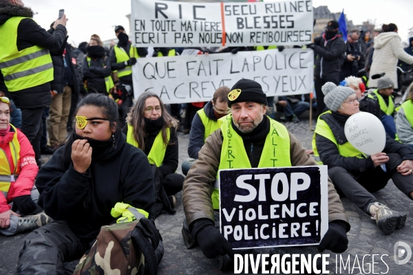 Gilets jaunes Acte XII / Marche blanche pour les blessés