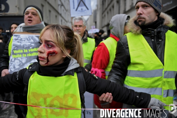 Gilets jaunes Acte XII / Marche blanche pour les blessés