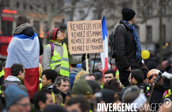 Gilets jaunes Acte XII / Marche blanche pour les blessés