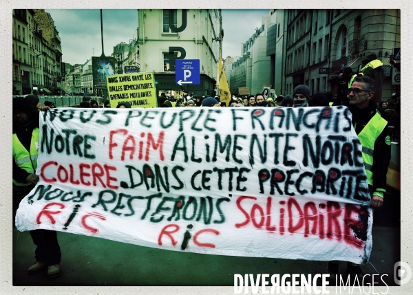 Gilets jaunes Acte XII / Marche blanche pour les blessés