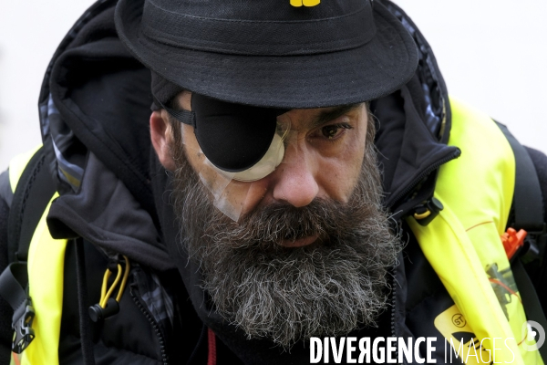 Jerome Rodrigues, Gilets Jaunes, Yellow Vest, acte XII Paris.