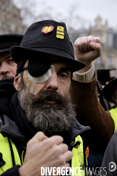 Jerome Rodrigues, Gilets Jaunes, Yellow Vest, acte XII Paris.