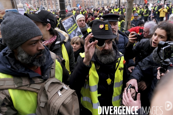 Jerome Rodrigues, Gilets Jaunes, Yellow Vest, acte XII Paris.