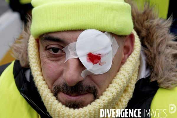 Jerome Rodrigues, Gilets Jaunes, Yellow Vest, acte XII Paris.