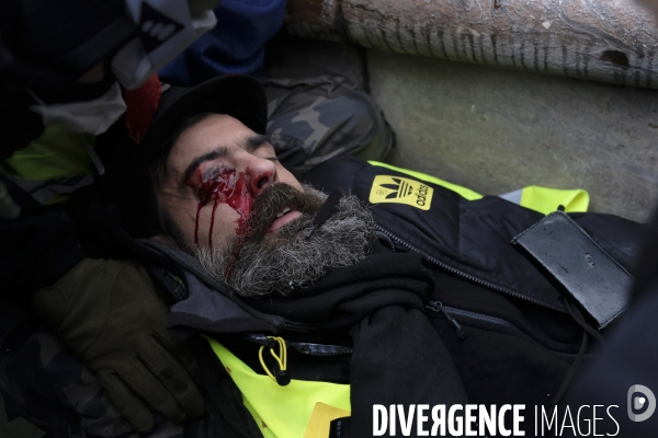 Jerome Rodrigues, Gilets Jaunes, Yellow Vest, acte XII Paris.