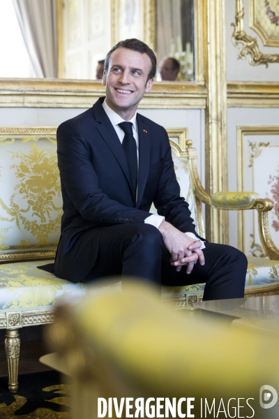 Les chefs des groupes politiques de l Assemblée Nationale reçus à l Elysée.