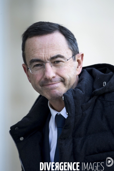 Les chefs des groupes politiques de l Assemblée Nationale reçus à l Elysée.