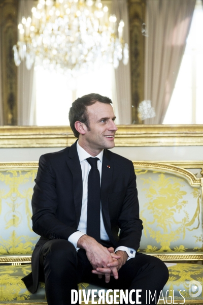 Les chefs des groupes politiques de l Assemblée Nationale reçus à l Elysée.