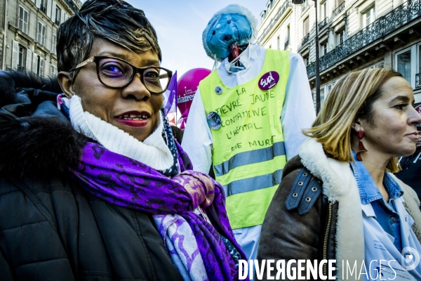 Manifestation Interprofessionnelle + Gilets Jaunes - Paris - 05.02.2019