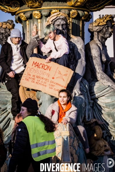 Manifestation Interprofessionnelle + Gilets Jaunes - Paris - 05.02.2019