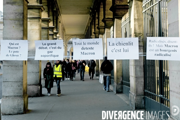 En marge de la manifestation commune CGT/Gilets jaunes