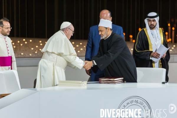 Visite historique du Pape François à Abu Dhabi