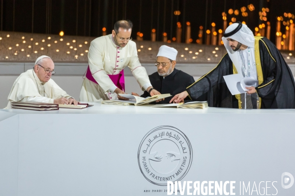 Visite historique du Pape François à Abu Dhabi