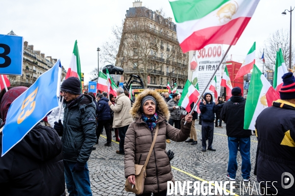 Manifestation en soutien au peuple iranien