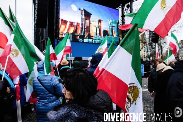 Manifestation en soutien au peuple iranien