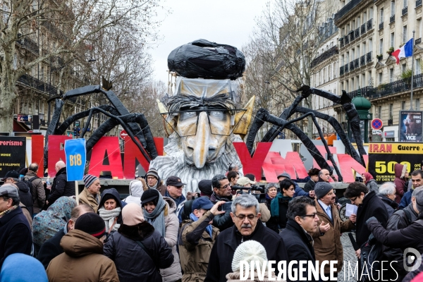 Manifestation en soutien au peuple iranien