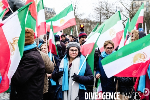 Manifestation en soutien au peuple iranien