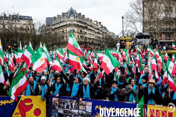 Manifestation en soutien au peuple iranien