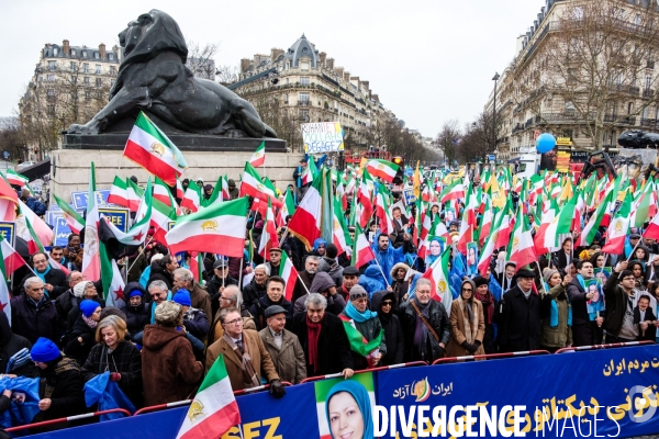 Manifestation en soutien au peuple iranien