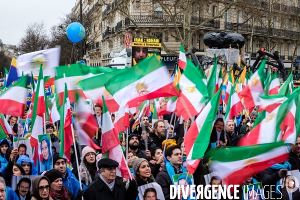 Manifestation en soutien au peuple iranien