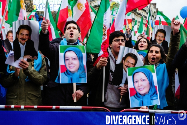 Manifestation en soutien au peuple iranien