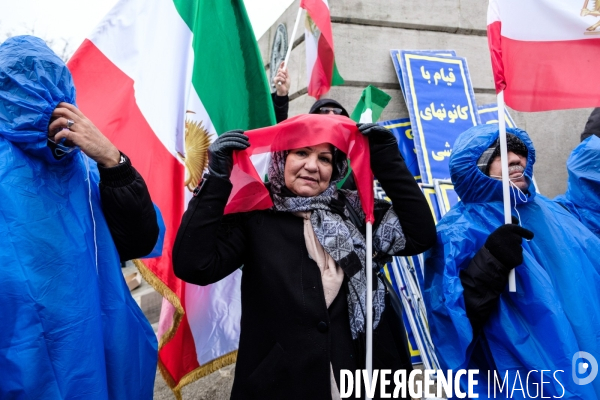 Manifestation en soutien au peuple iranien