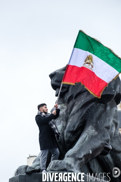 Manifestation en soutien au peuple iranien