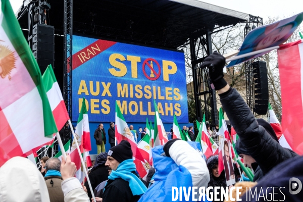 Manifestation en soutien au peuple iranien