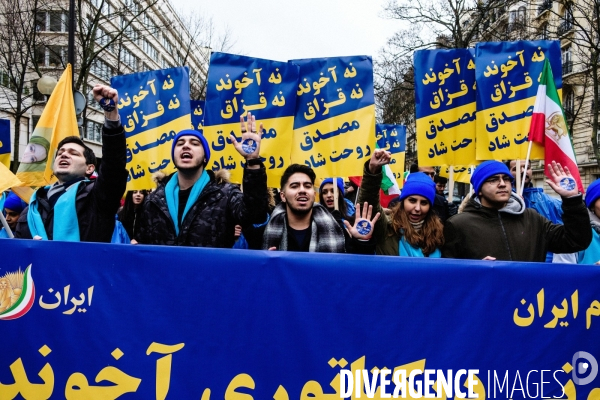 Manifestation en soutien au peuple iranien