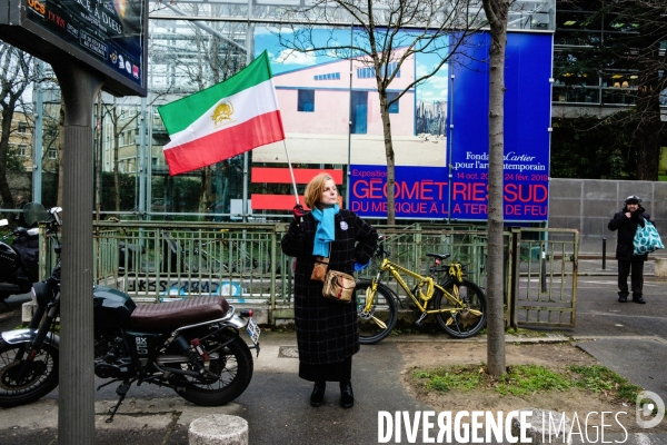 Manifestation en soutien au peuple iranien