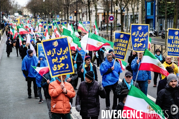 Manifestation en soutien au peuple iranien