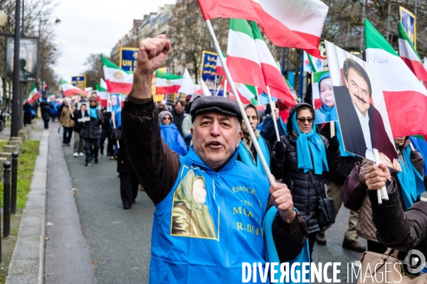 Manifestation en soutien au peuple iranien