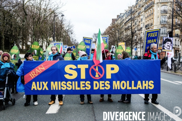 Manifestation en soutien au peuple iranien