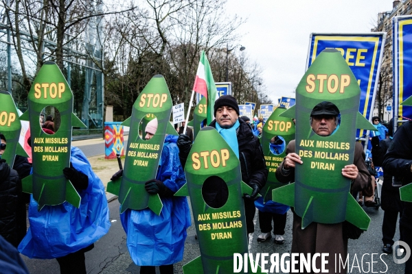 Manifestation en soutien au peuple iranien