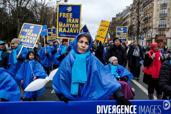 Manifestation en soutien au peuple iranien