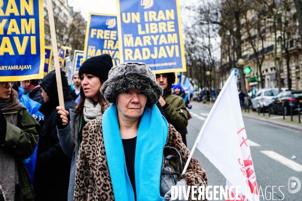 Manifestation en soutien au peuple iranien