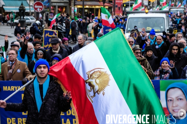 Manifestation en soutien au peuple iranien