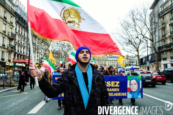 Manifestation en soutien au peuple iranien